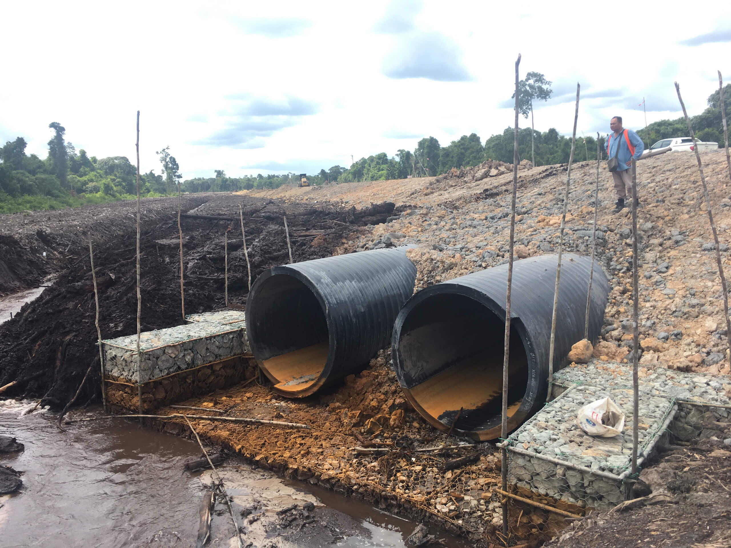 SEB Mukah Power Generation - Access Road to Balingian Coal Stockyard, Mukah