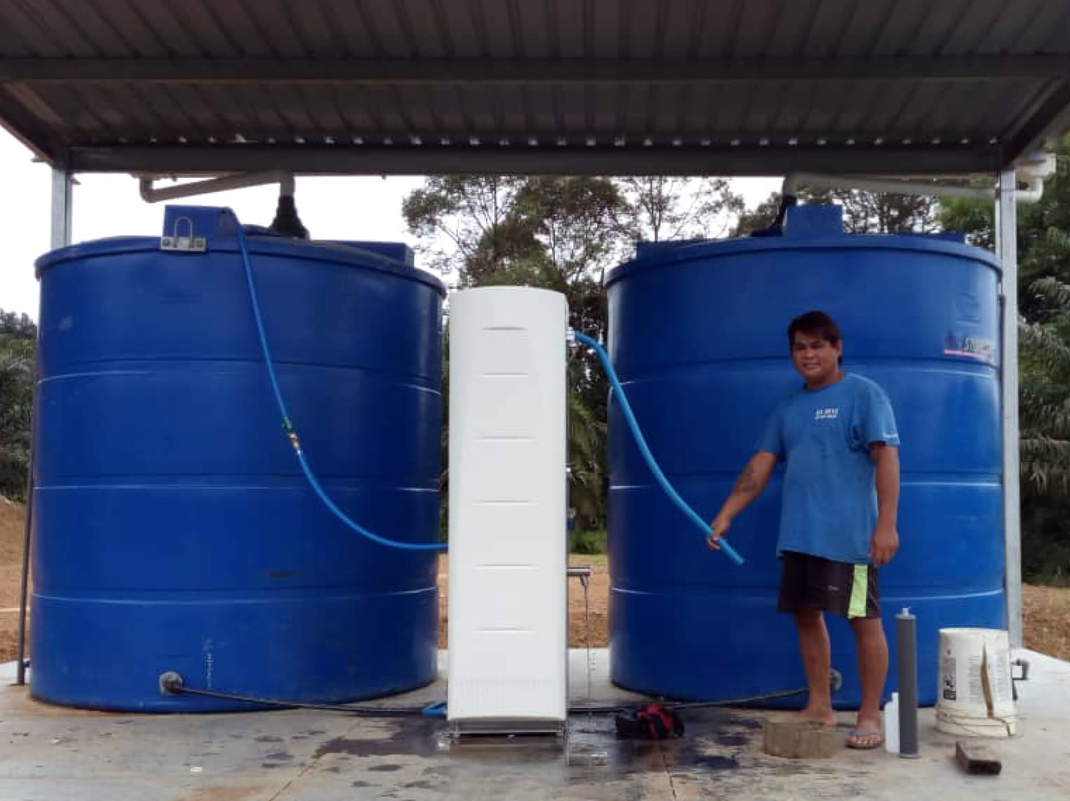 VP manual in Rumah Nyiro, Marudi