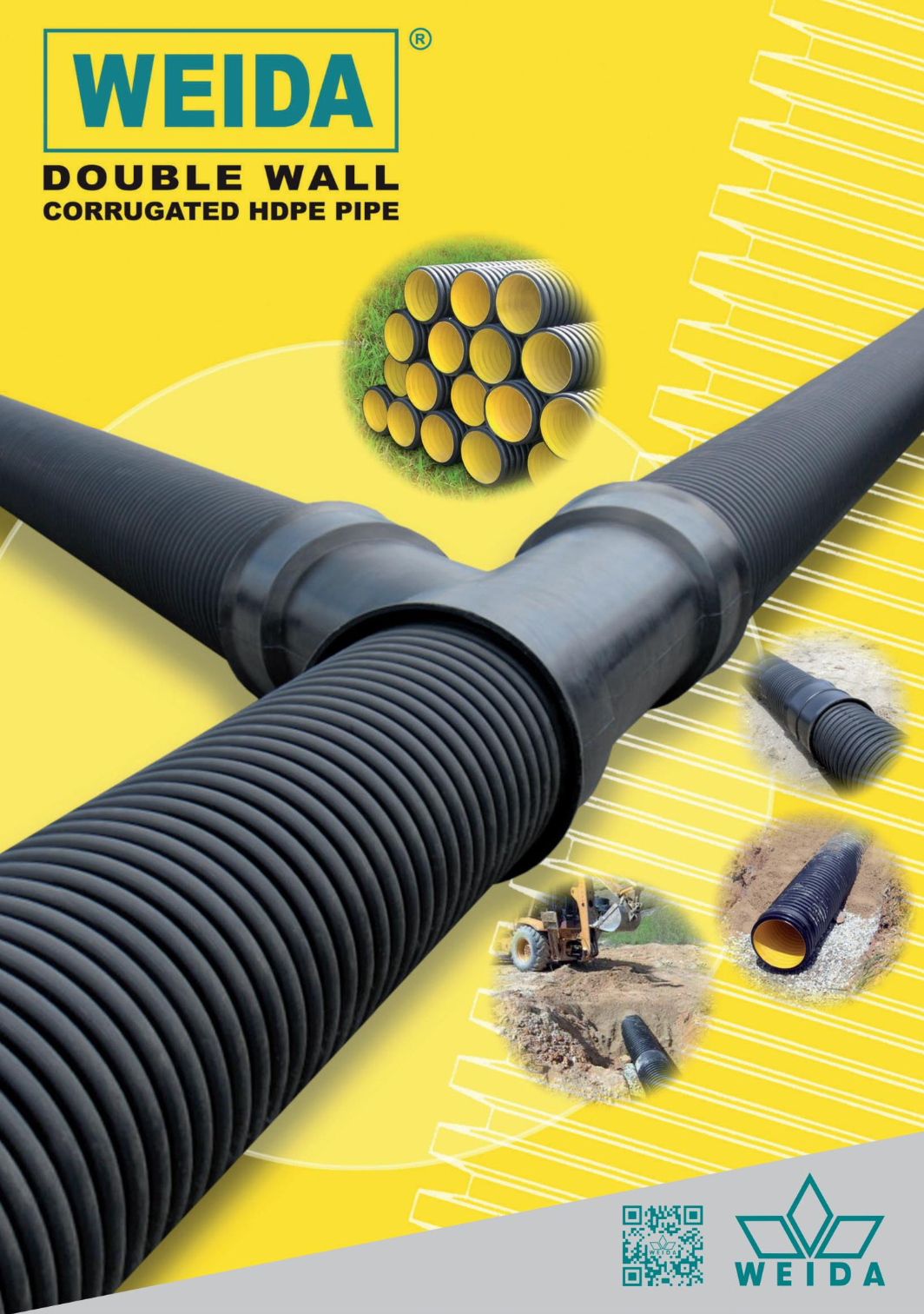 WEIDA® Double Wall HDPE Pipe