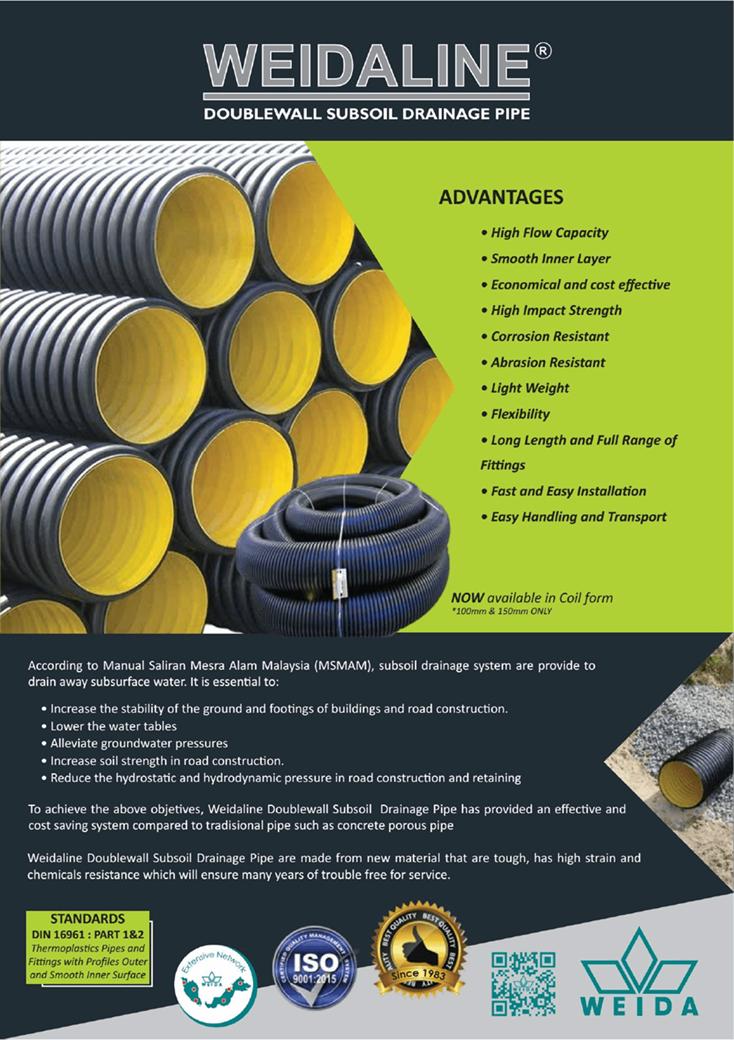 WEIDALINE® Double Wall (Sabah)