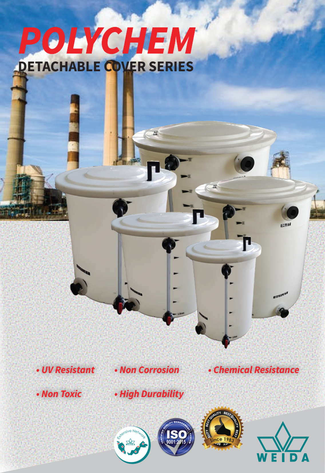 POLYCHEM DETACHABLE COVER SERIES